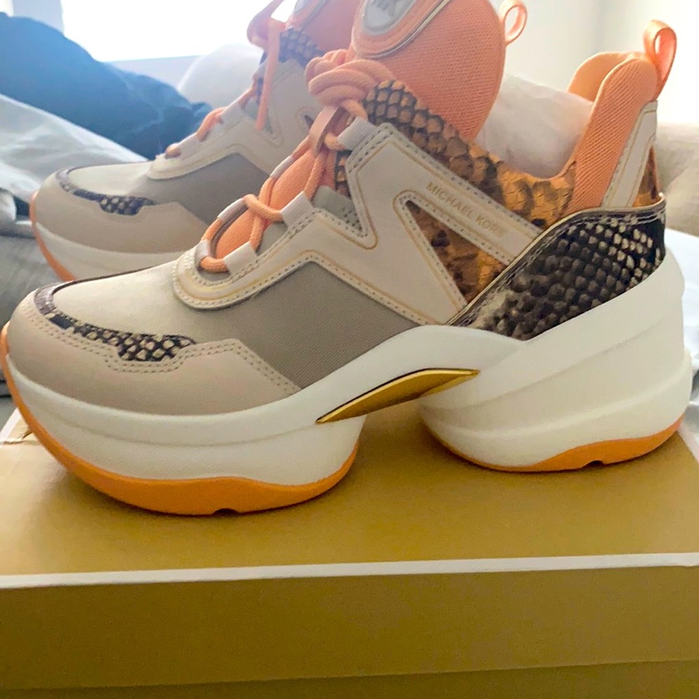 Olympia Two Tone Python Embossed